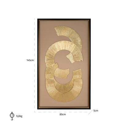 Richmond Möbel | Wandkunst Eden | Black-gold