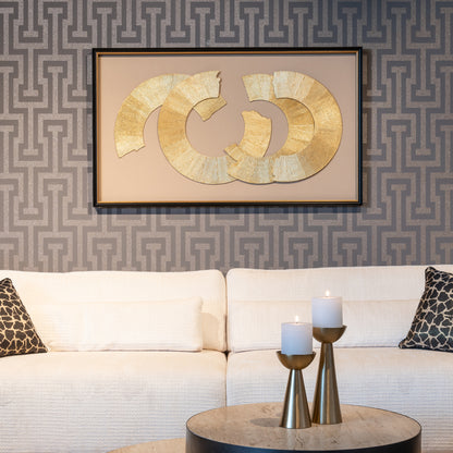 Richmond Möbel | Wandkunst Eden | Black-gold