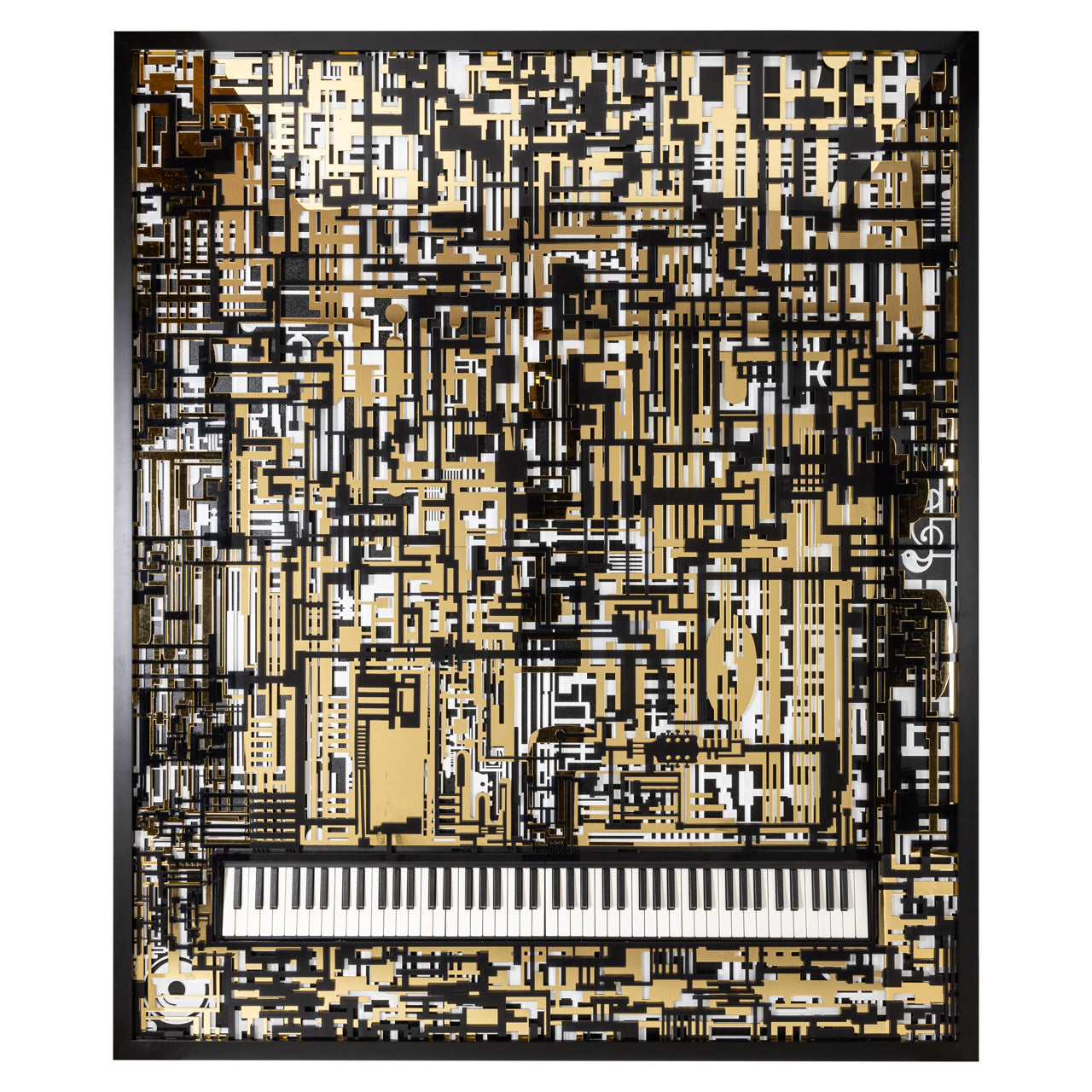 Richmond Möbel | Wandkunst Wibi | Black-gold