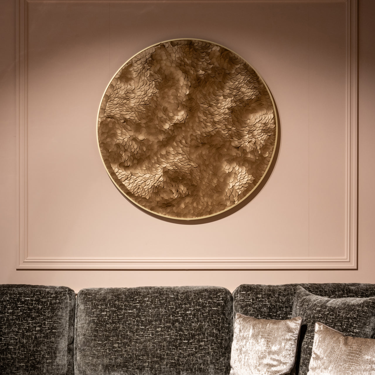 Richmond Möbel | Wandkunst Bloom | Gold