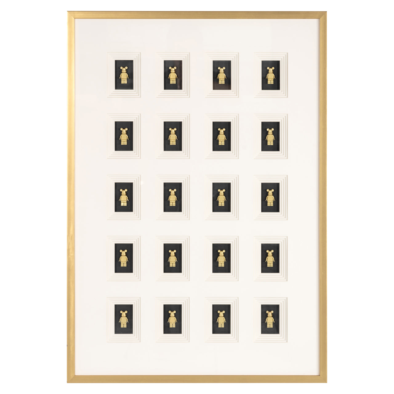 Richmond Möbel | Wandkunst Bear | Black-gold