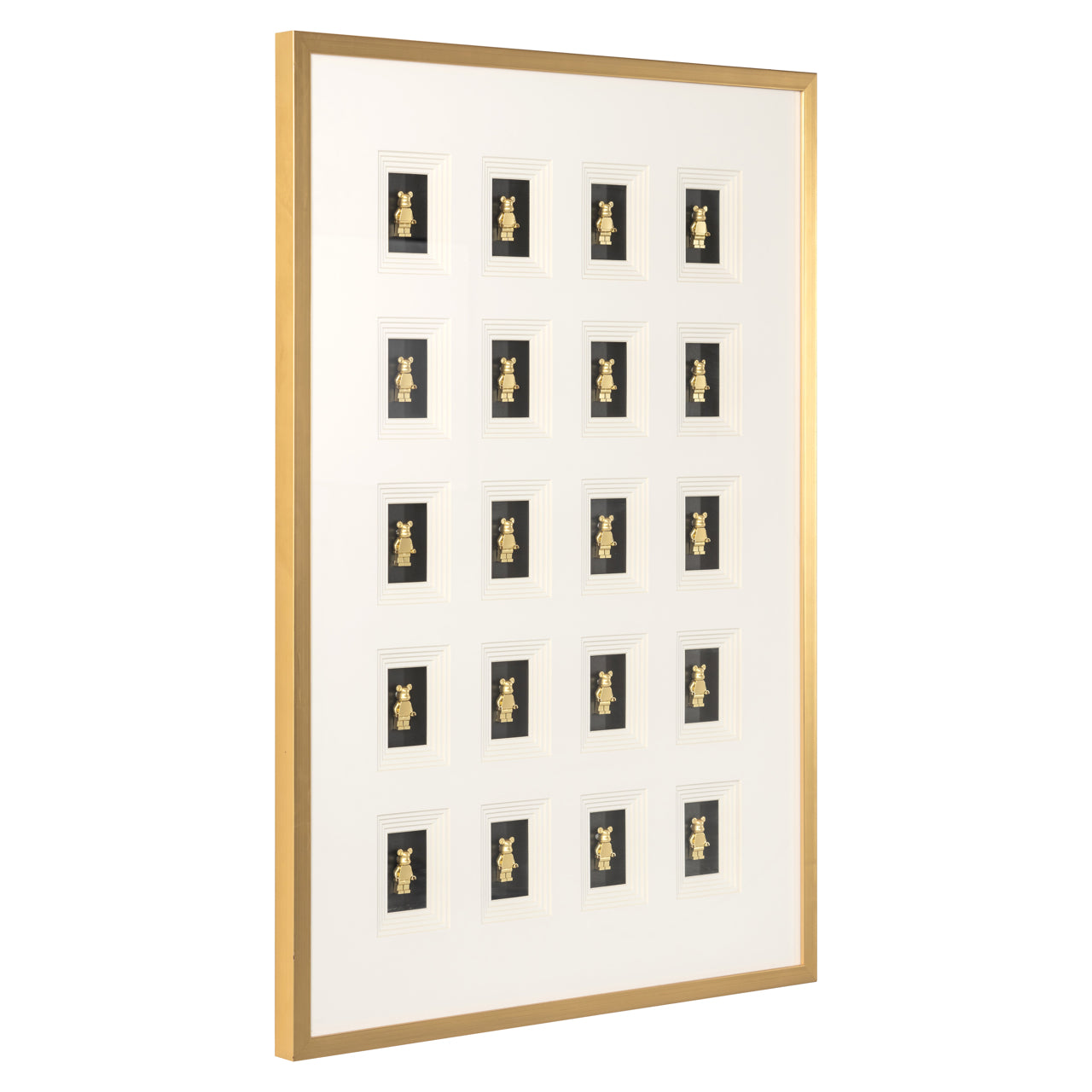 Richmond Möbel | Wandkunst Bear | Black-gold