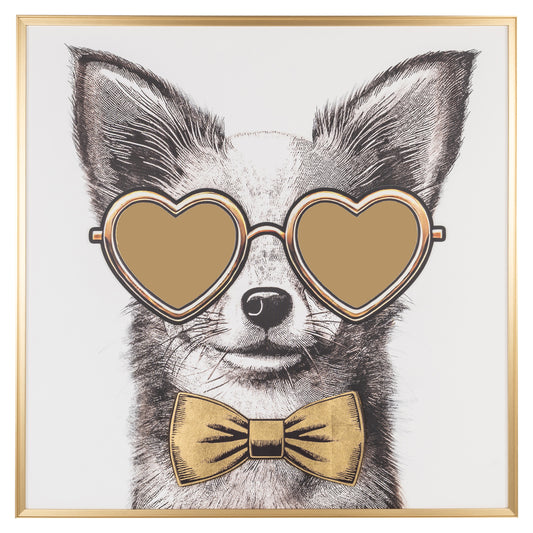 Richmond Möbel Wandkunst Bodhy black/gold | 213676