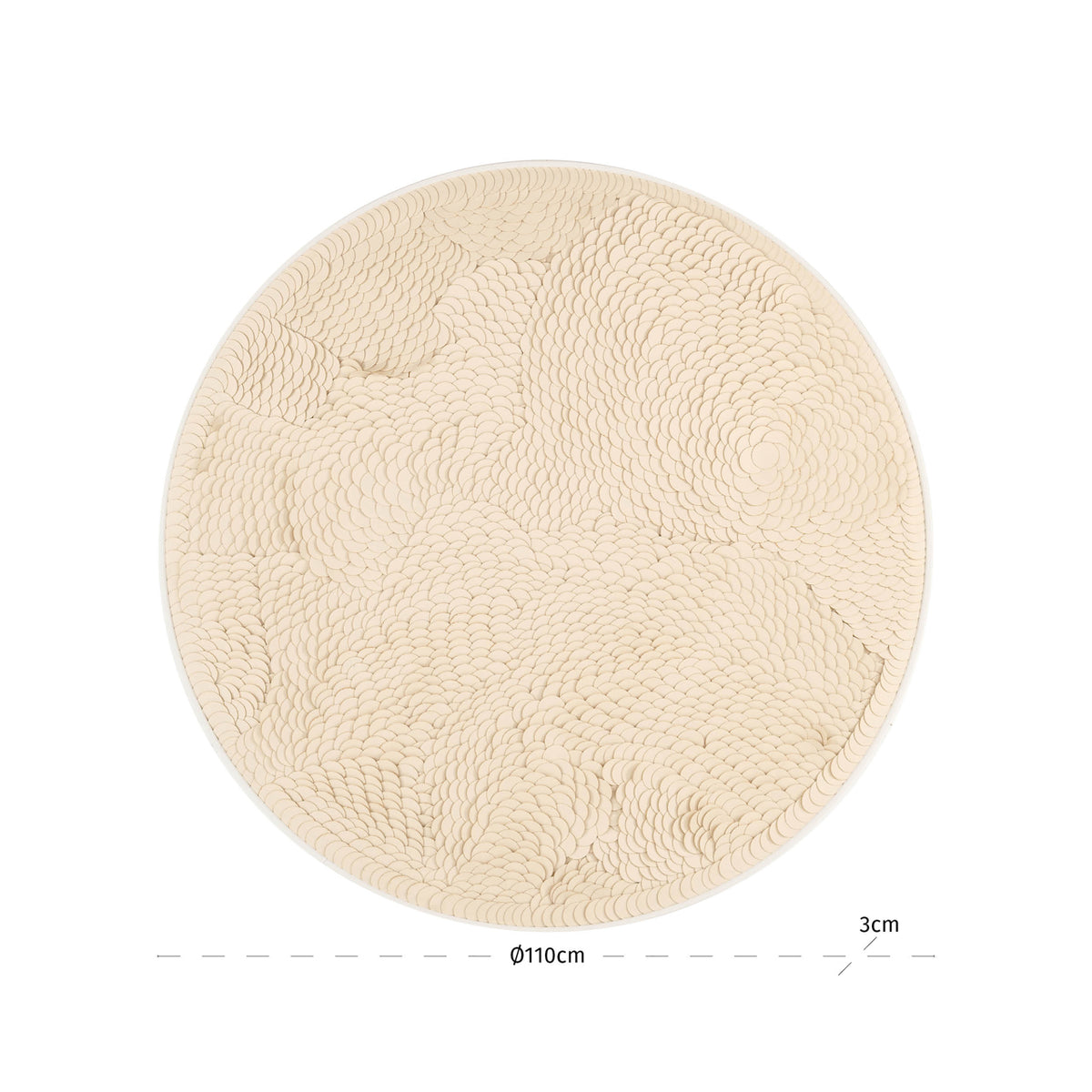 Richmond Möbel Wandkunst Flow white | 213685
