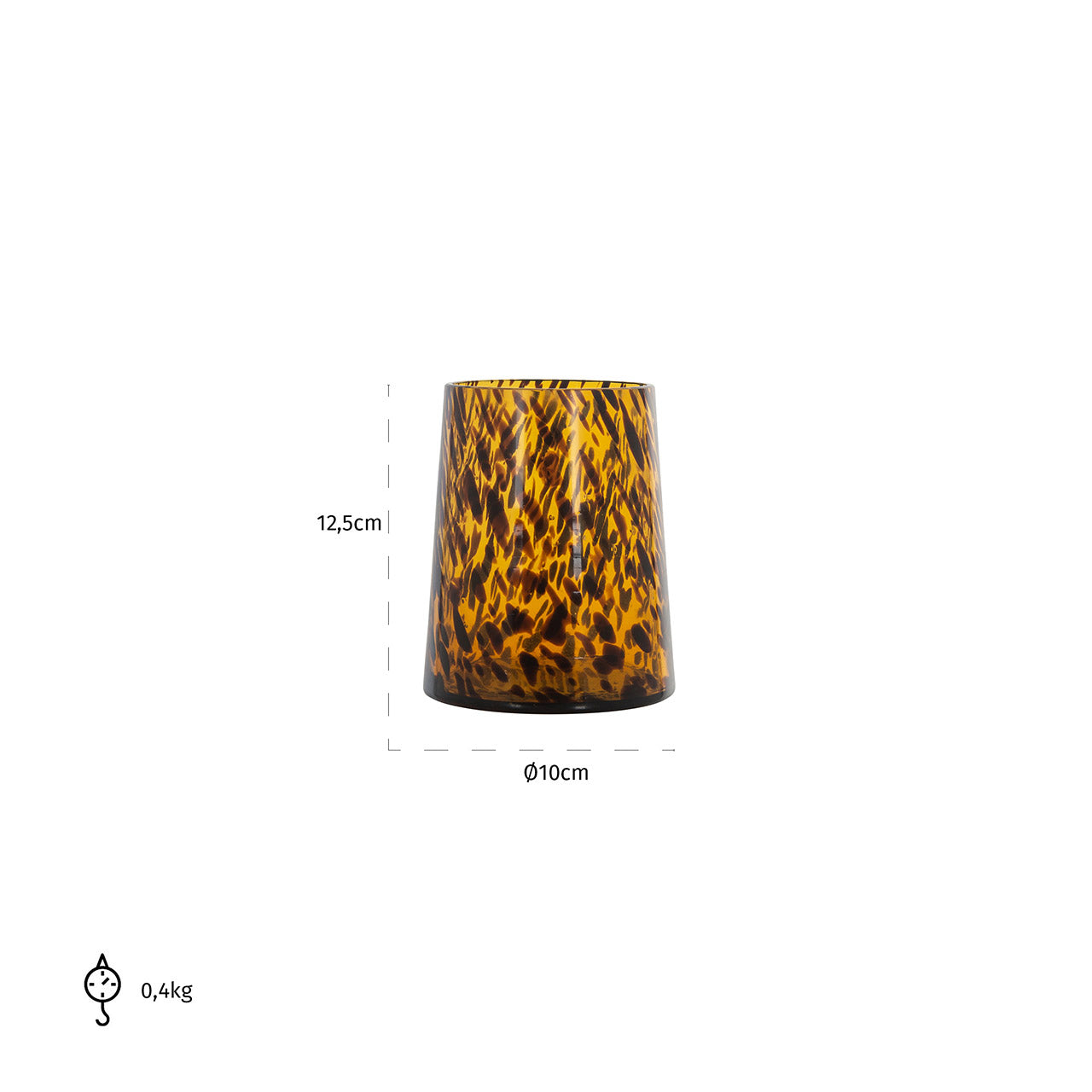 Richmond Möbel | Windlicht Ayana Cheetah | Braun