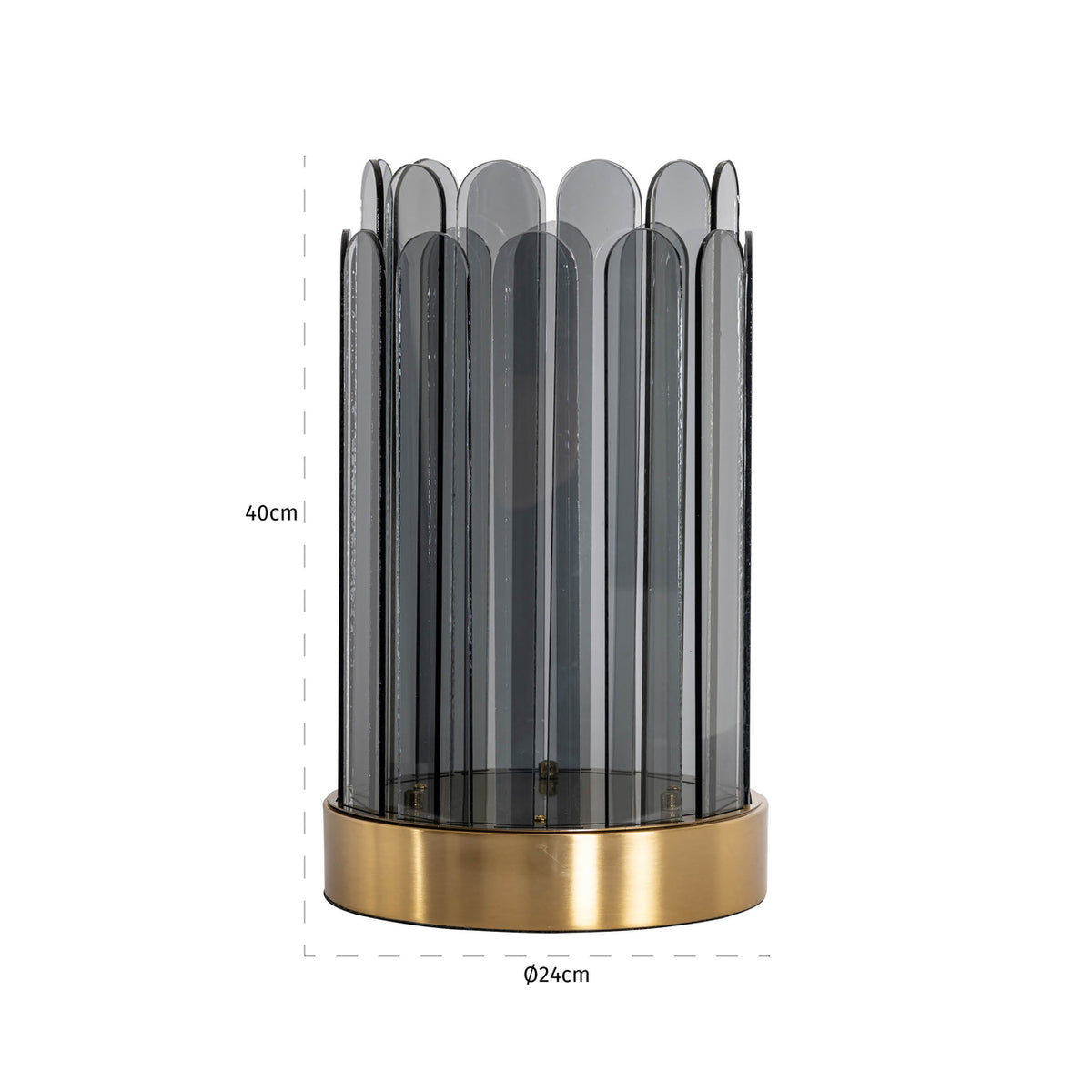 Richmond Möbel Windlicht Daisey smoke | 213267