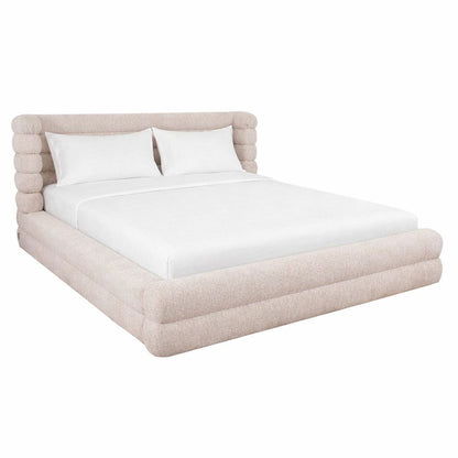 Richmond Möbel | Bett Obidis natural linear 180x210 (mattress size) with storage | natural-linear
