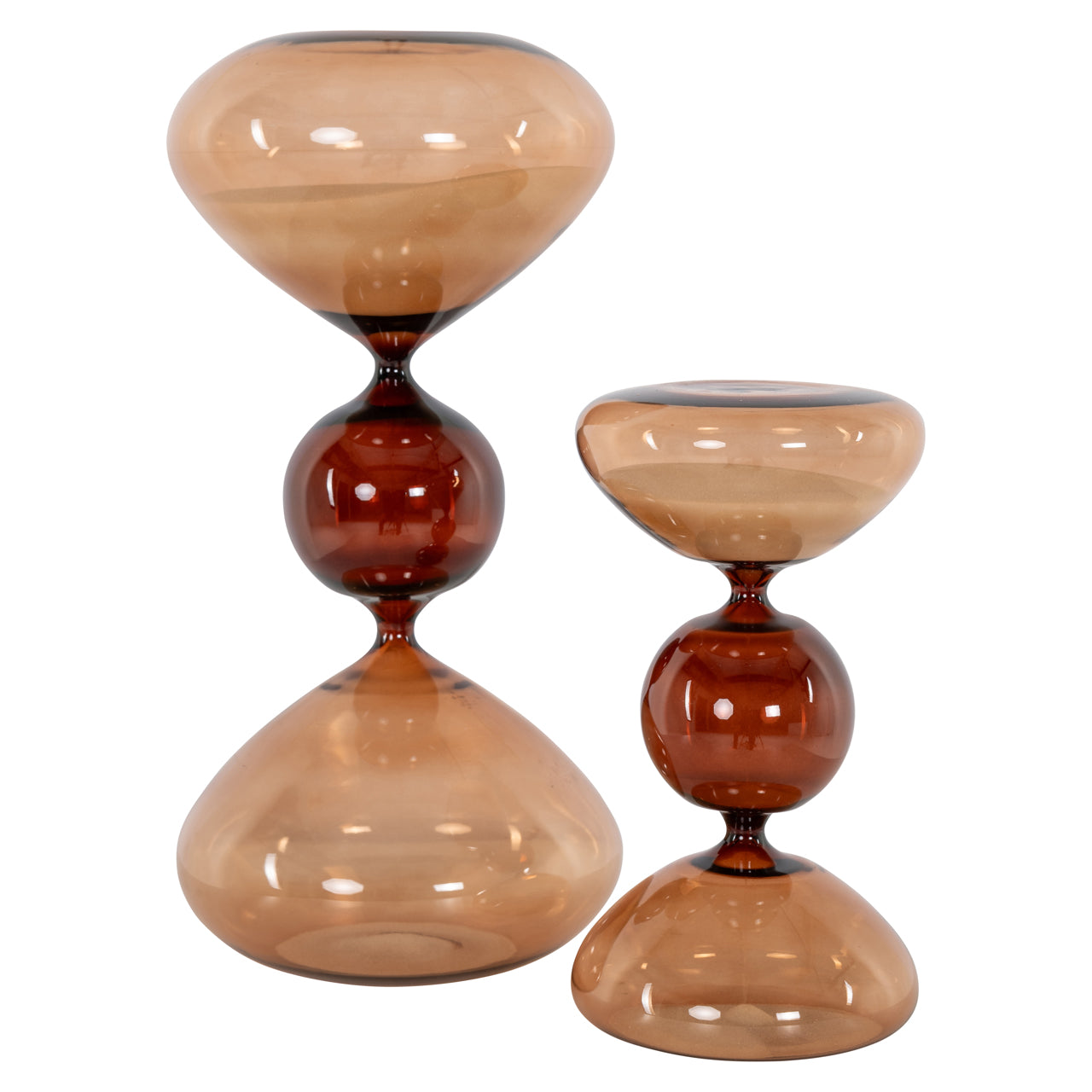 Richmond Möbel | Dekoratives Objekt Elba hourglass | Brown
