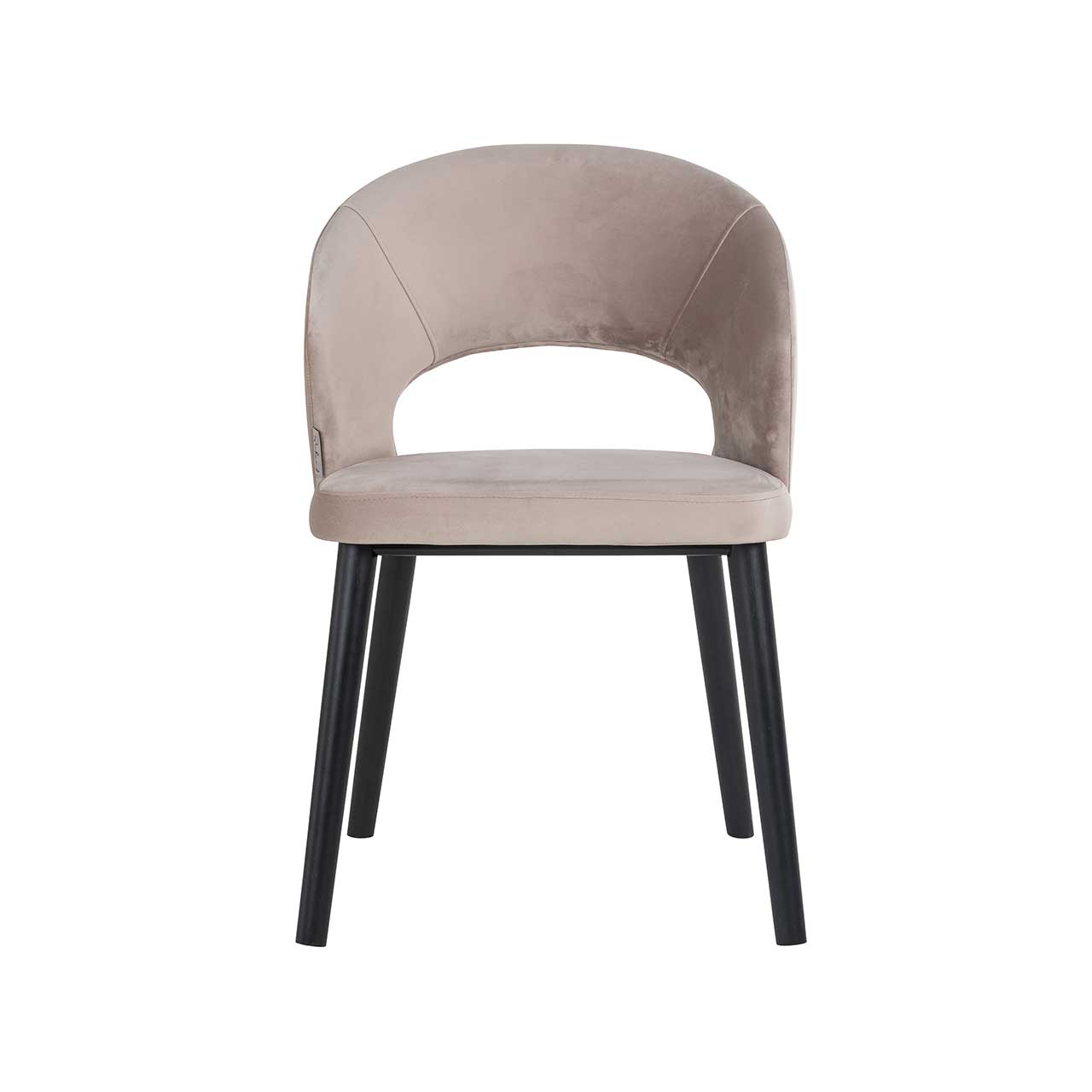 Stuhl Savoy aus Samt (khaki) Stuhl Savoy aus Samt (khaki)