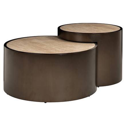 Couchtisch Ronson 2er-Set (Beige)