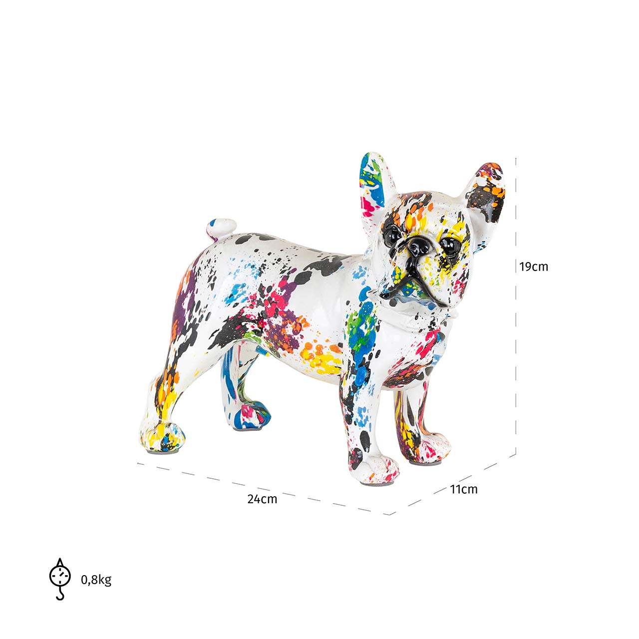 Richmond Decoration | Deko-Objekt Hund Graffity