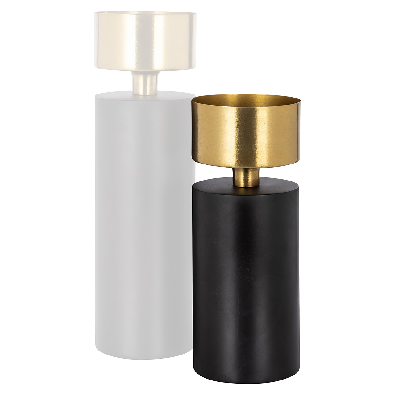Richmond Decoration | Kerzenhalter Tess (schwarz/gold) S
