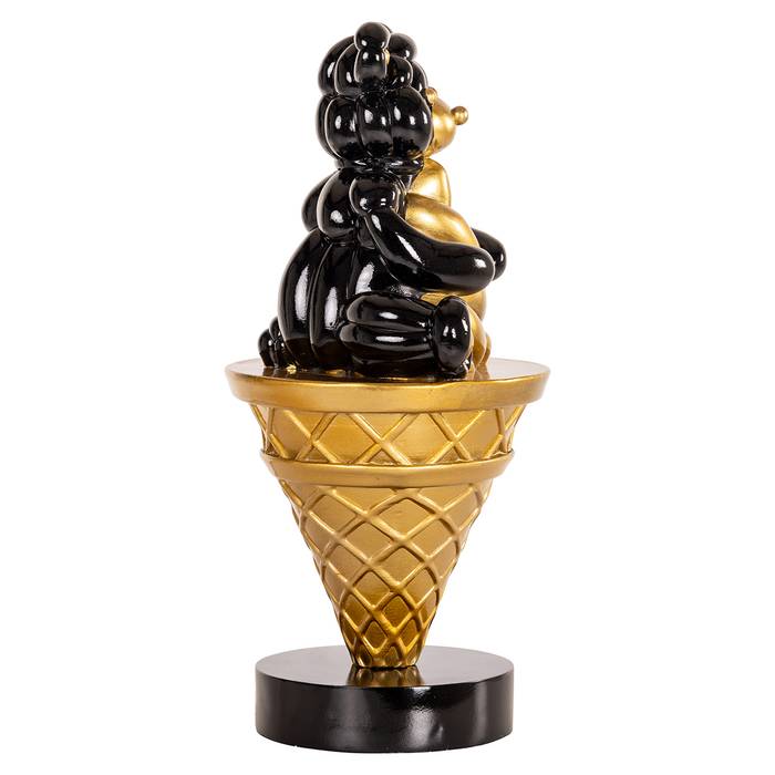 Richmond Decoration | Deko Objekt Harly (schwarz/gold)