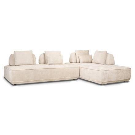 Sofa Tudor mit abnehmbarer Rückenlehne (Unicorn 11 cream)