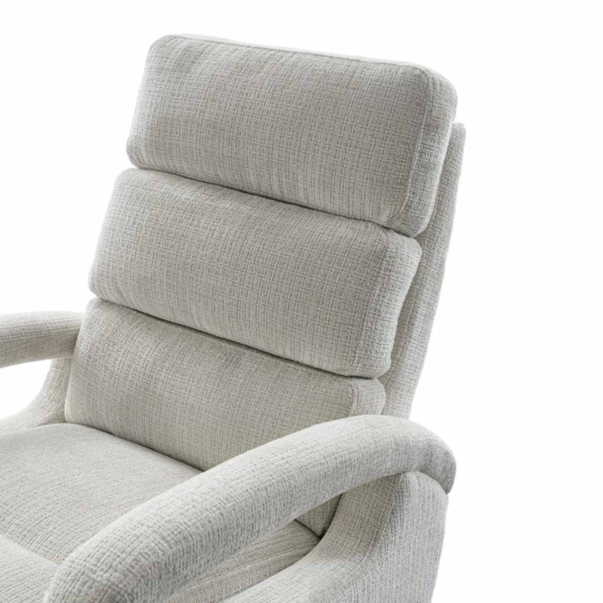 Relaxsessel Denvi beige chenille (Niagara 902 beige) Das Bild zeigt eine Nahaufnahme des Relaxsessels Denvi (Niagara 902 beige).