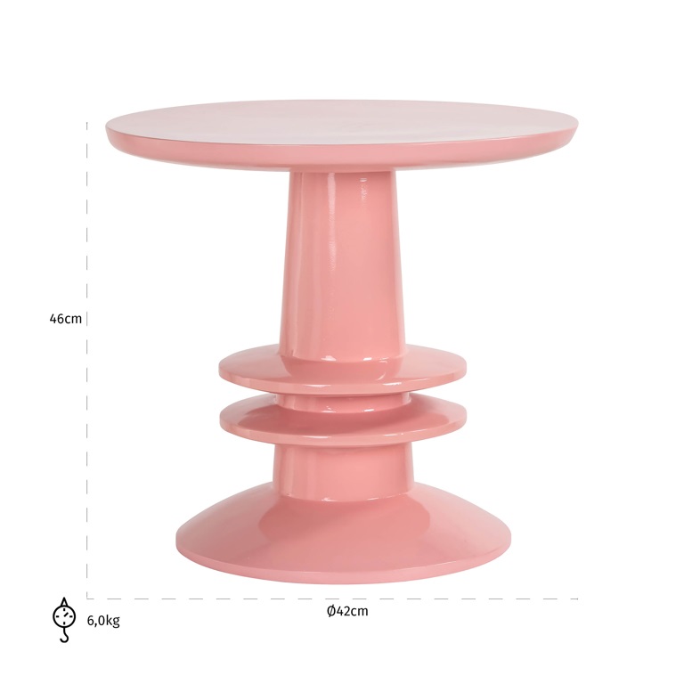 Beistelltisch Josy (pink) 