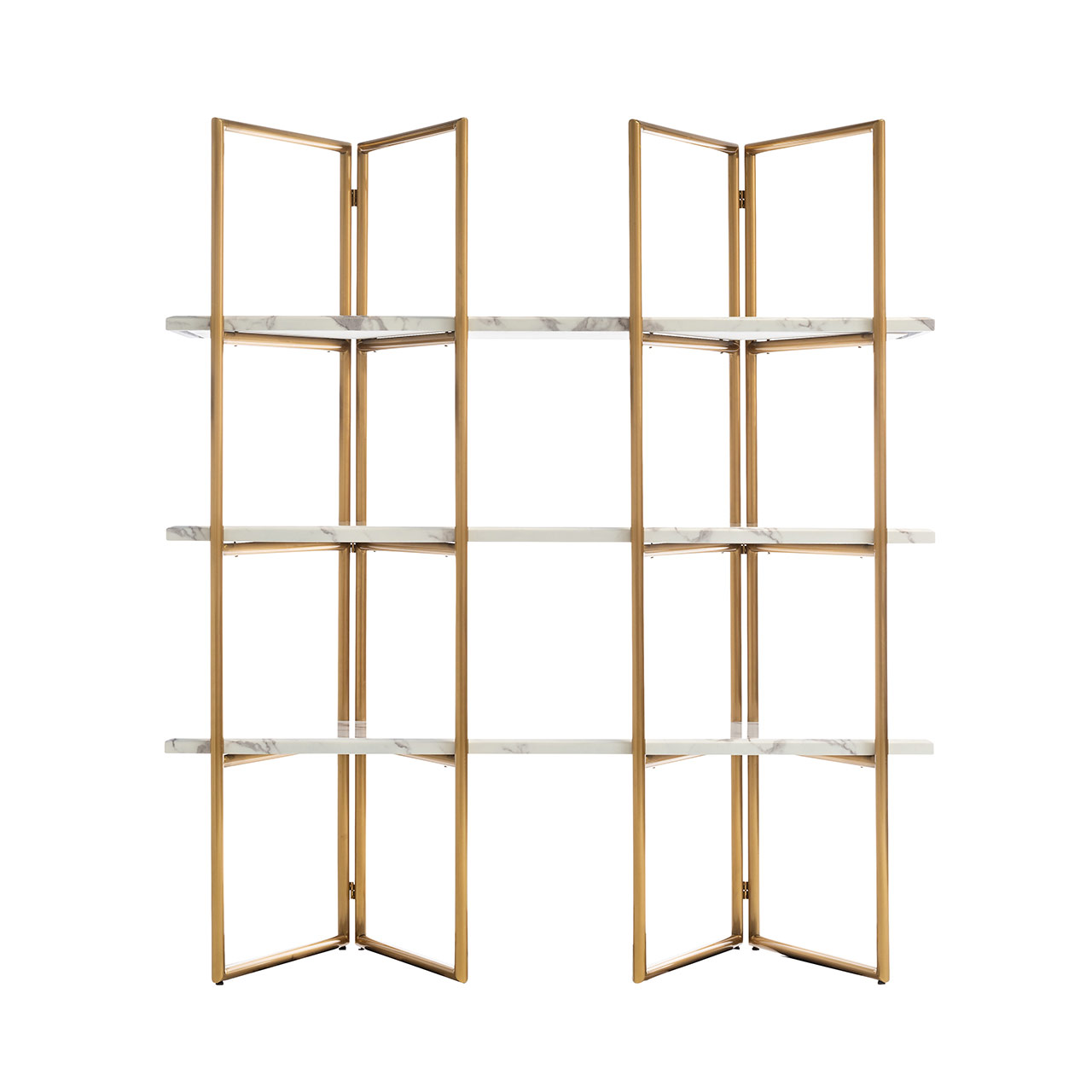 Dynasty | Regal Lagrand mit 3 Einlegeböden (gold)