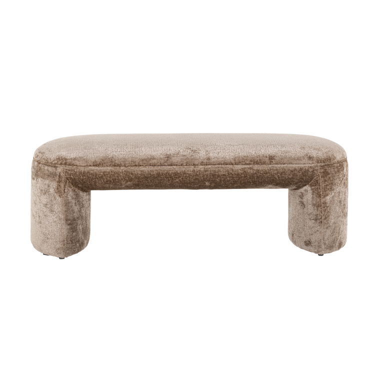 Sitzbank Fargo aus Chenille (taupe)