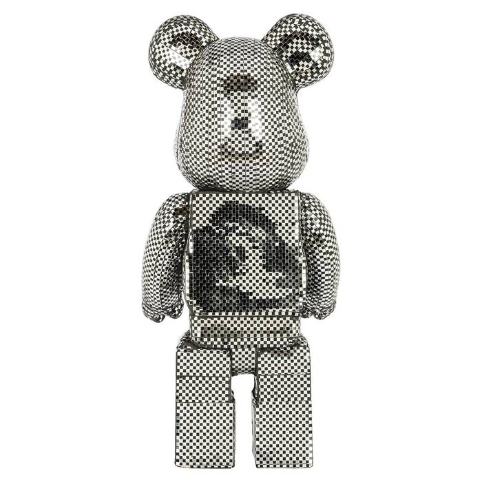 Richmond Decoration | Deko-Objekt Bär (silber) S Das kleine Bären-Dekoobjekt aus hochwertigem Material , von hinten