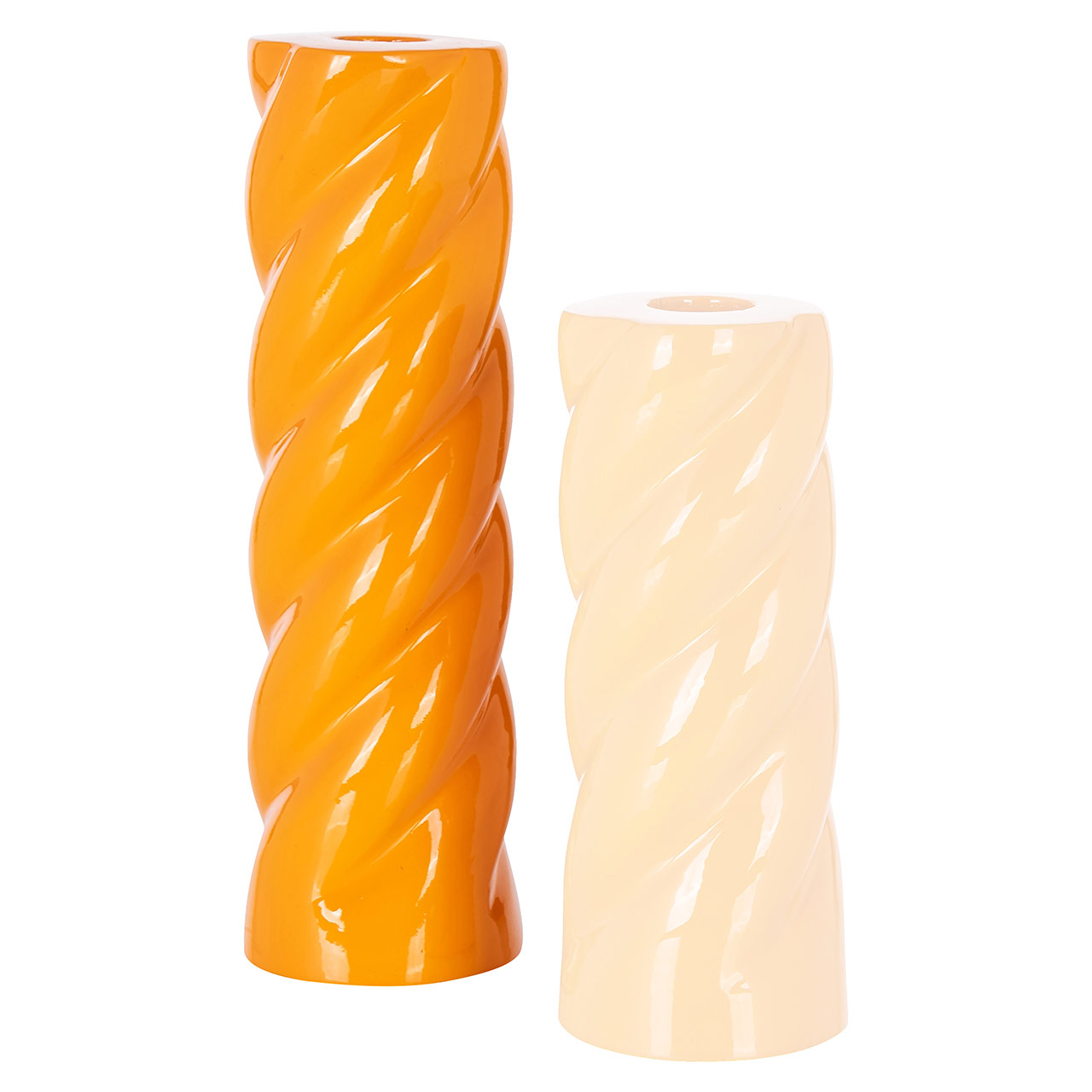 Richmond Decoration | Kerzenhalter Djoy (orange) L