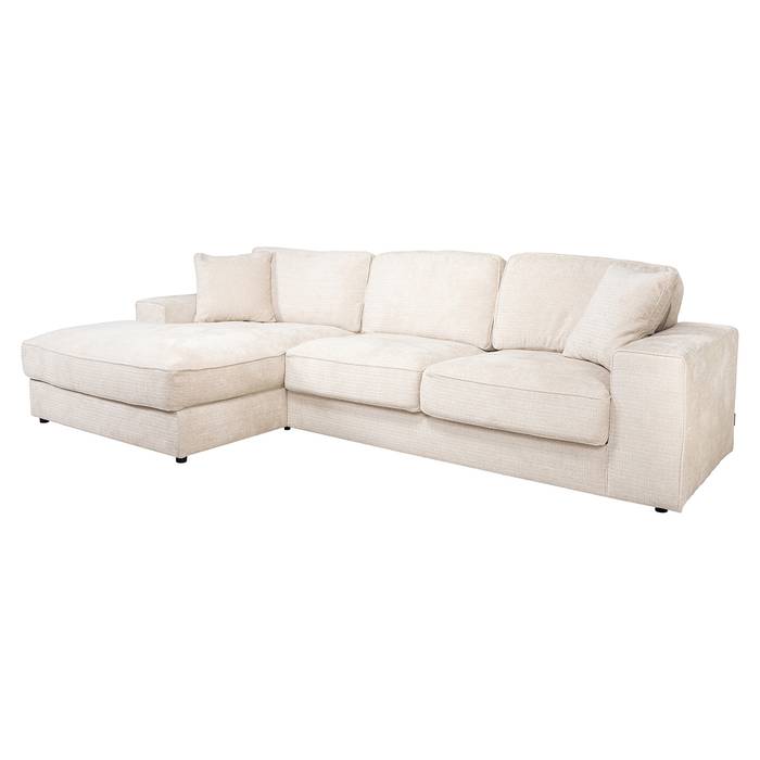 Sofa Santos lounge left + 2,5-seater (Niagara 902 beige) Sofa Santos lounge left + 2,5-seater (Niagara 902 beige)