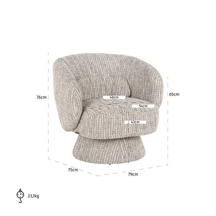Drehstuhl Cavallo (beige coco) Drehstuhl Cavallo (beige coco)
