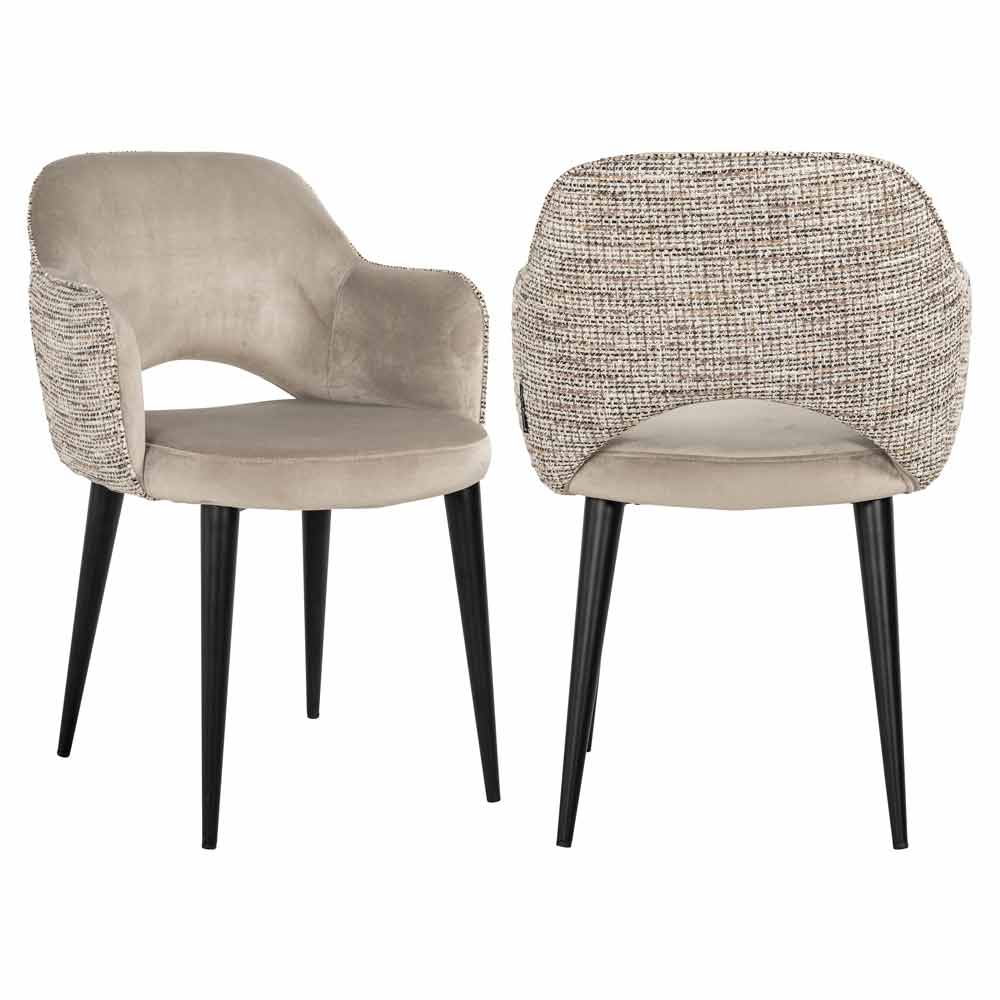 Sessel Giovanna (Be Trendy 01 Nature) Das Bild zeigt zwei Sessel Giovanna (Be Trendy 01 Nature). Einer der Sessel wird von hinten und der andere von vorne gezeigt.