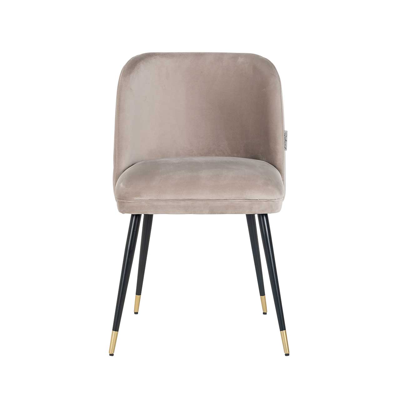 Stuhl Alicia aus Samt (khaki) Stuhl Alicia aus Samt (khaki)