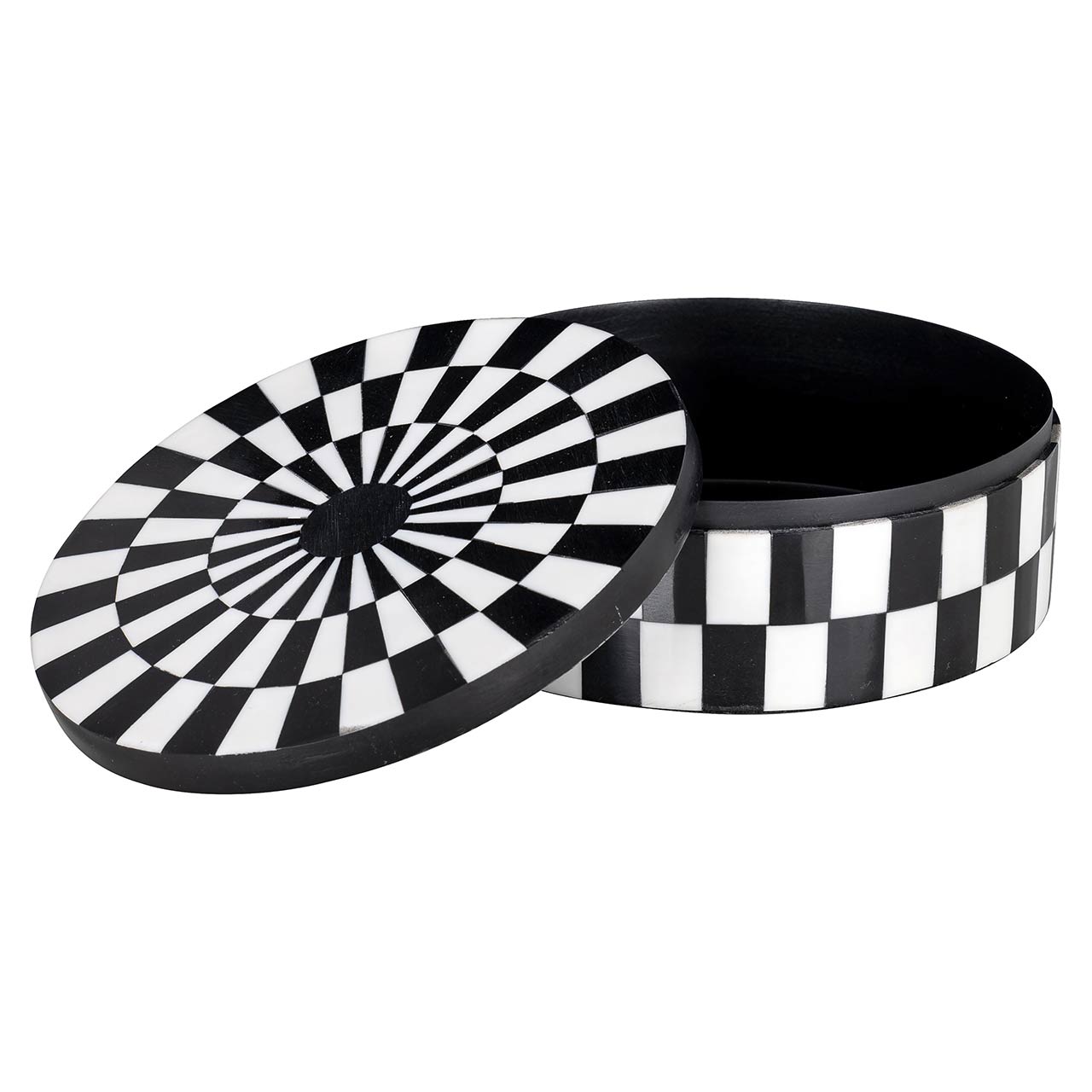 Richmond Decoration | Aufbewahrungsbox Nore (schwarz/weiß)