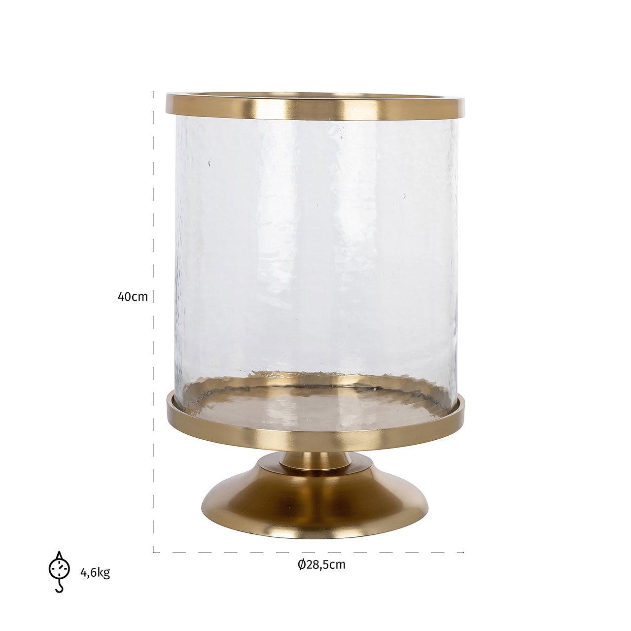 Richmond Decoration | Windlicht Jaysin (gold)