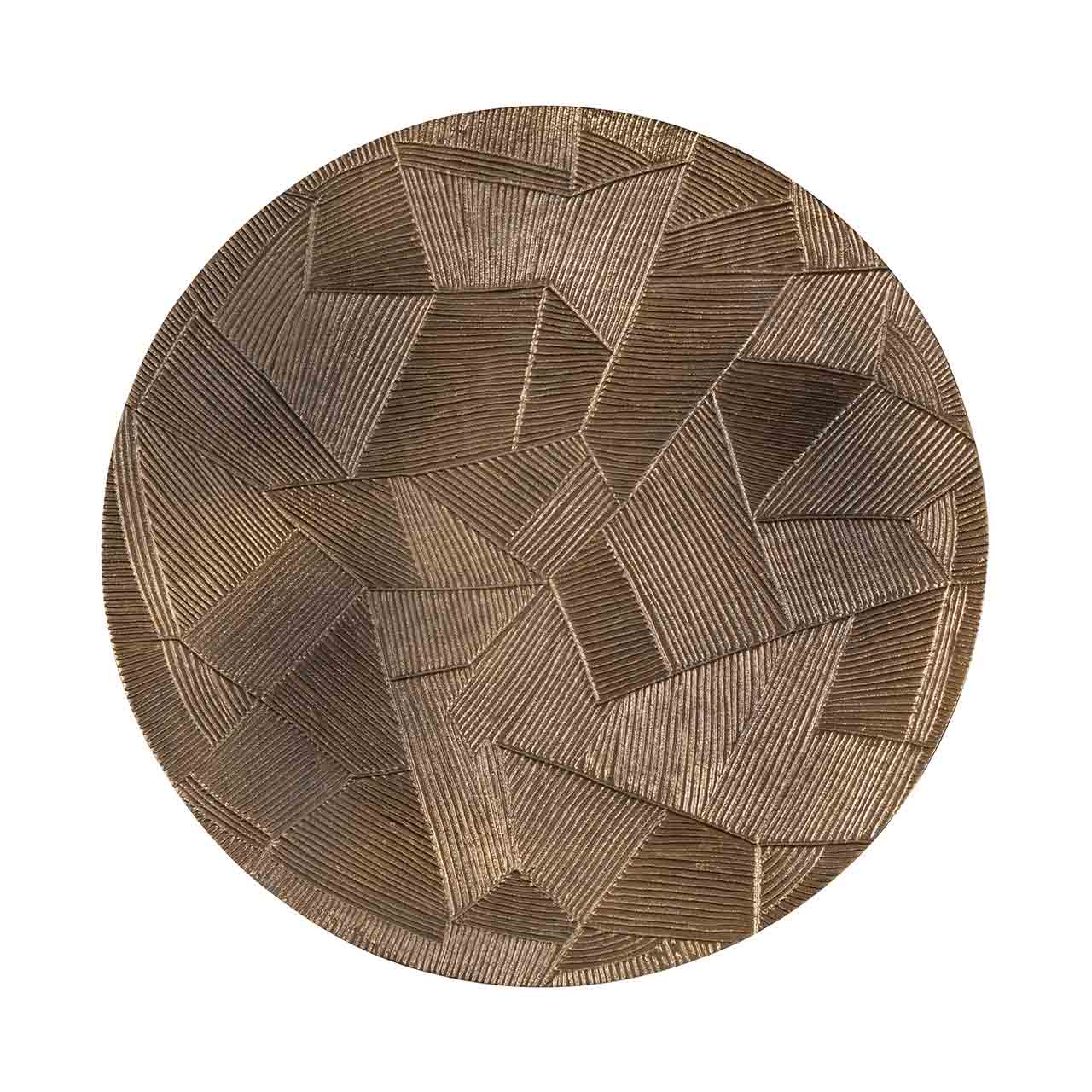 Tulum | Beistelltisch 2er-Set (brushed gold)