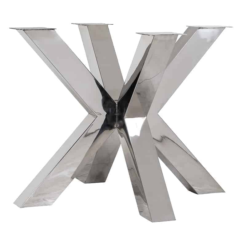 Raffles | Tischbeine Boghi X-Fuß (silber)