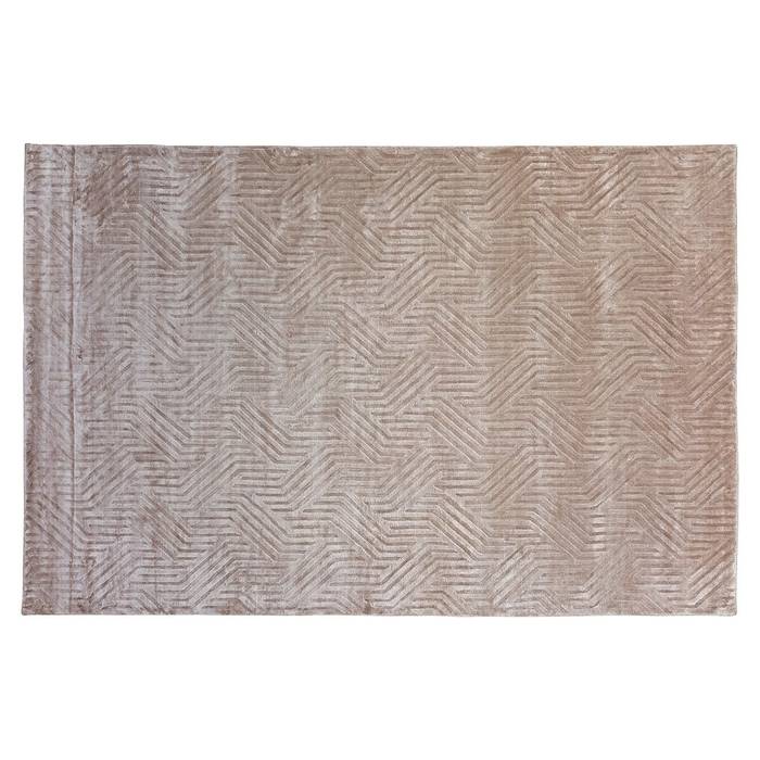 Teppich Kitty in zarten Rosatönen, 200x300 cm, luxuriös, mit dezentem Muster, warm und einladend – stilvoller Blickfang für jeden Raum.