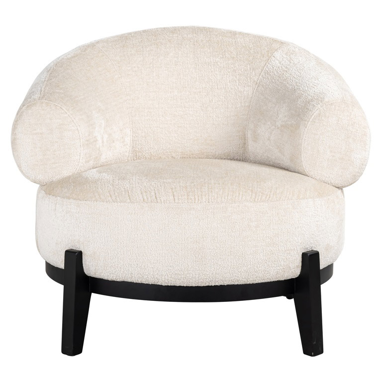 Sessel Montana aus Chenille (white)