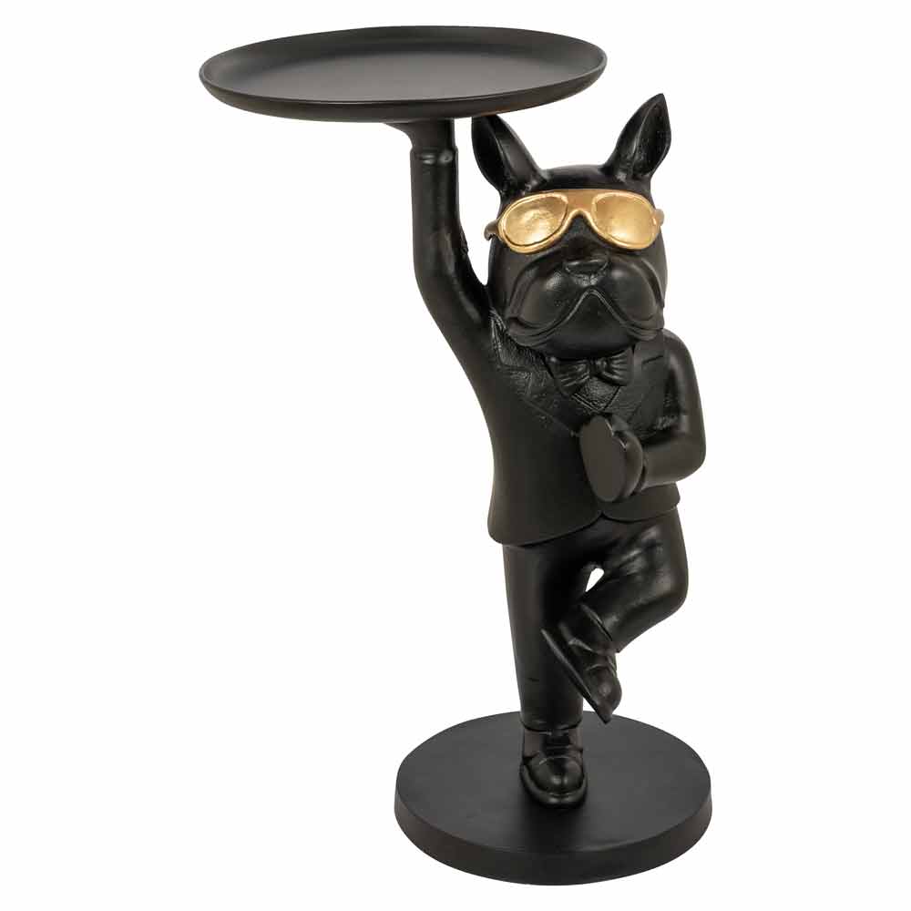 Beistelltisch Bullie (schwarz/gold)