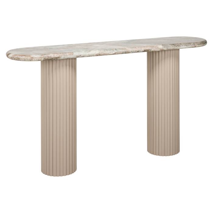 Ablagetisch Coronel, schräg von vorne aufgenommen. Modernes und elegantes Design