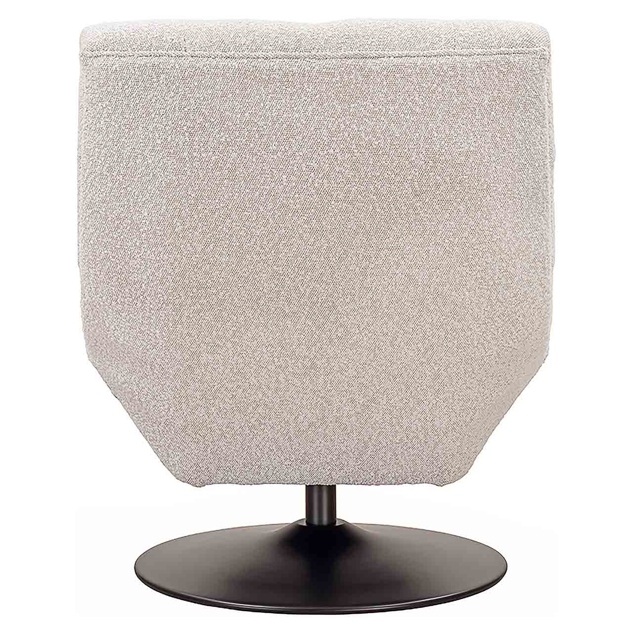 Drehsessel Sydney aus Chenille (weiß)