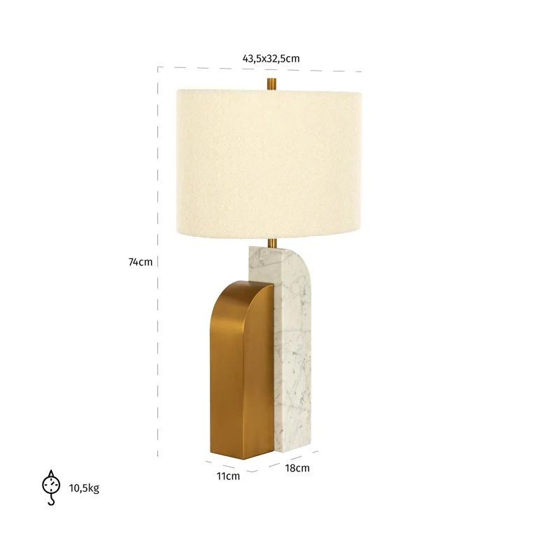 Tischlampe Liliana (gold)