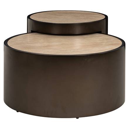 Couchtisch Ronson 2er-Set (Beige)