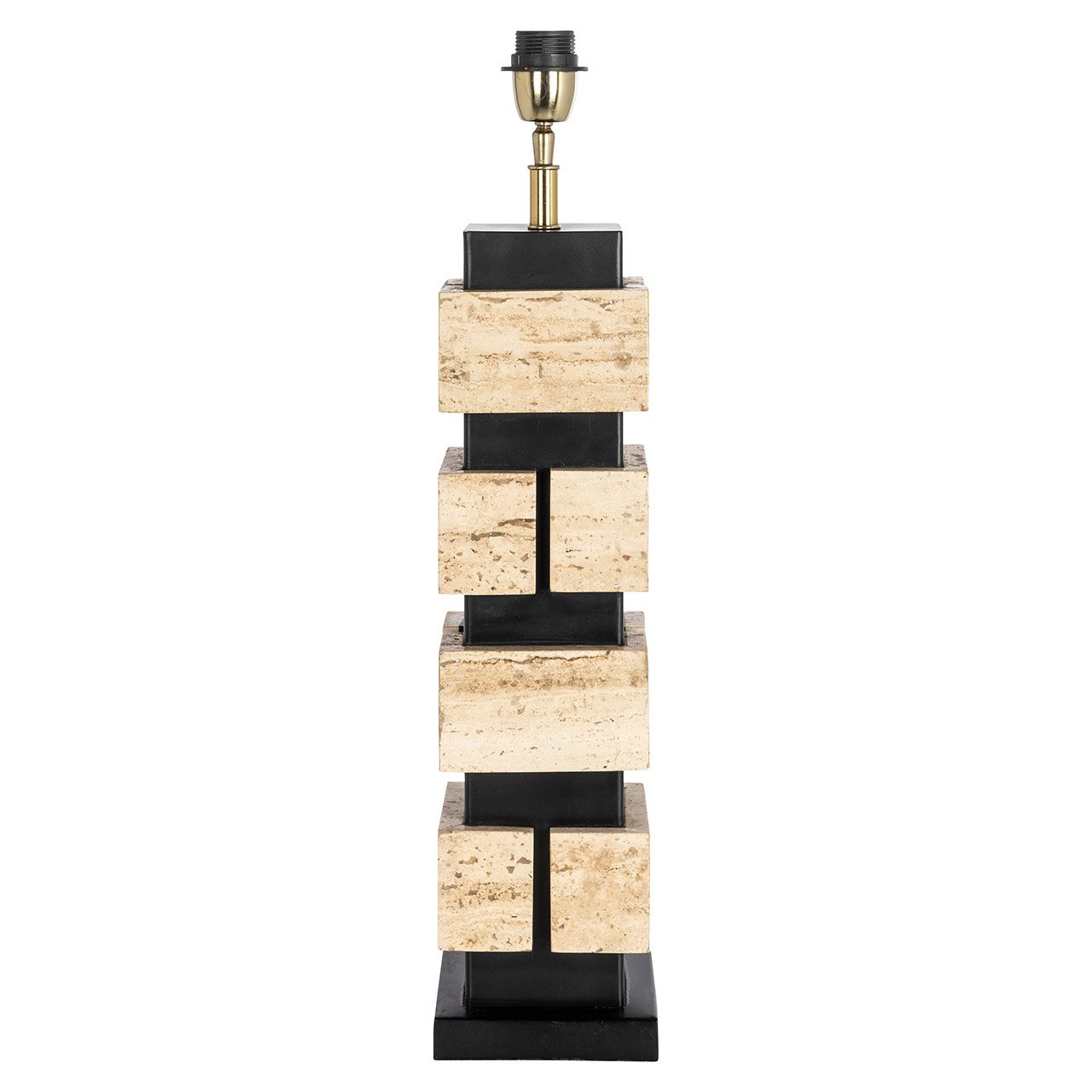 Tischlampe Madiq (natur/schwarz)