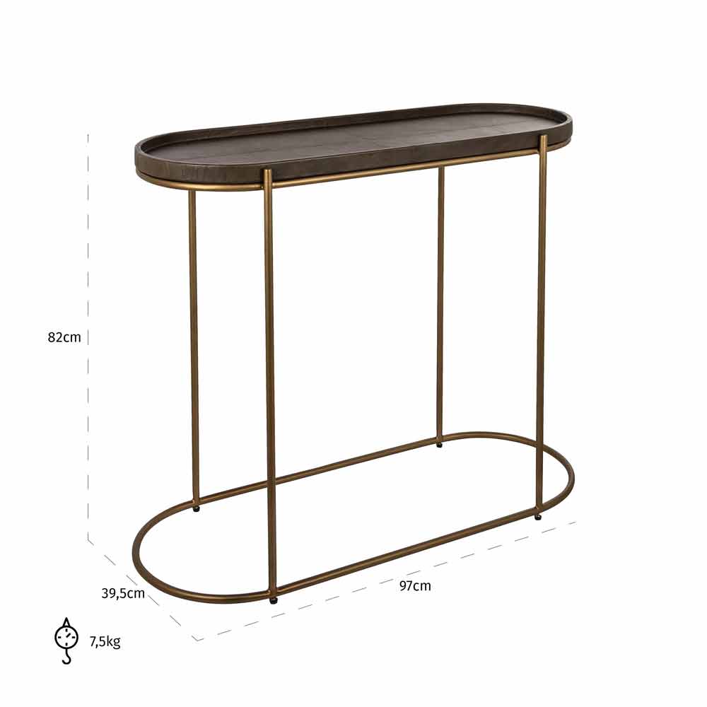 Ablagetisch Zillon (braun) Ablagetisch Zillon (braun)