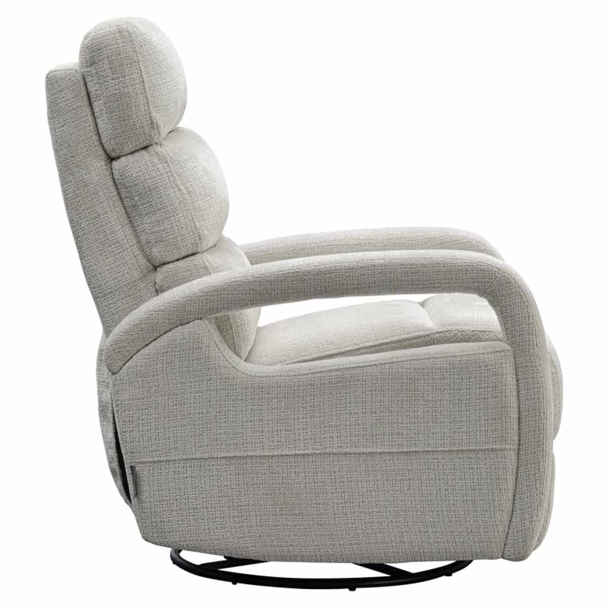 Das Bild zeigt den Relaxsessel Denvi (Niagara 902 beige) seitlich.
