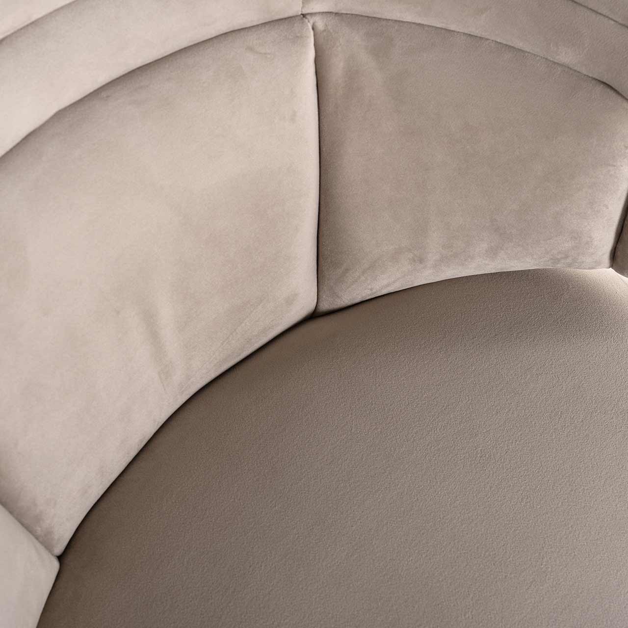 Sessel Hazel aus Samt (khaki) Sessel Hazel aus Samt (khaki)