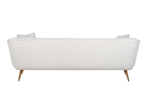 Sofa Huxley aus Samt (weiß)