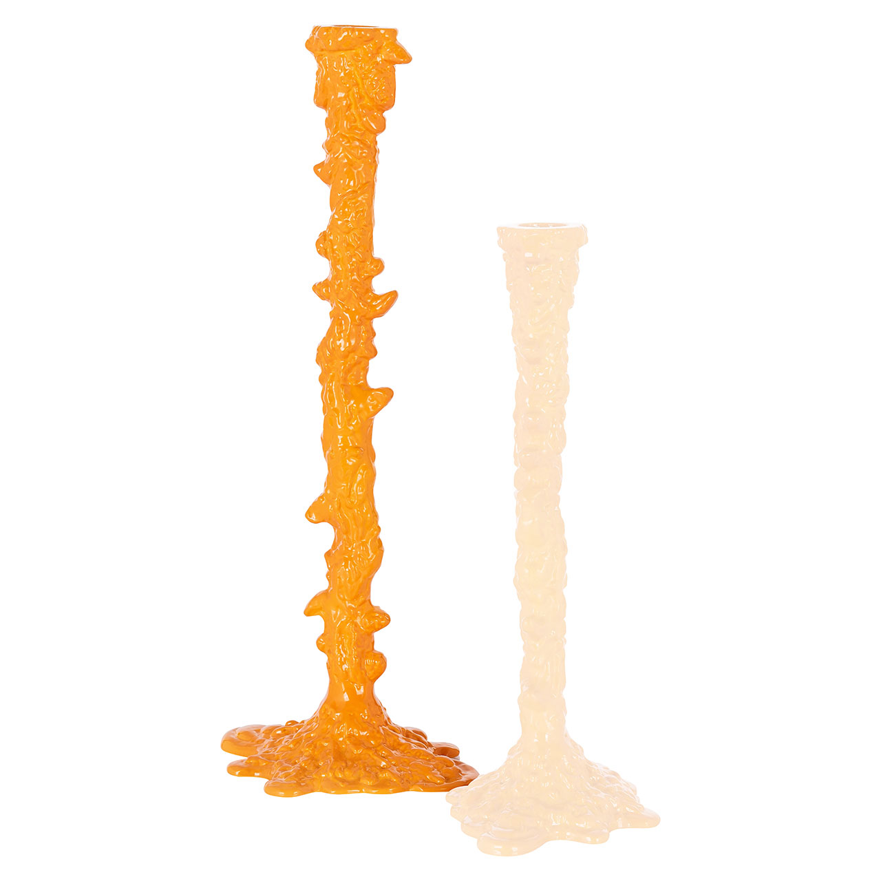 Richmond Decoration | Kerzenhalter Cyan (orange) L