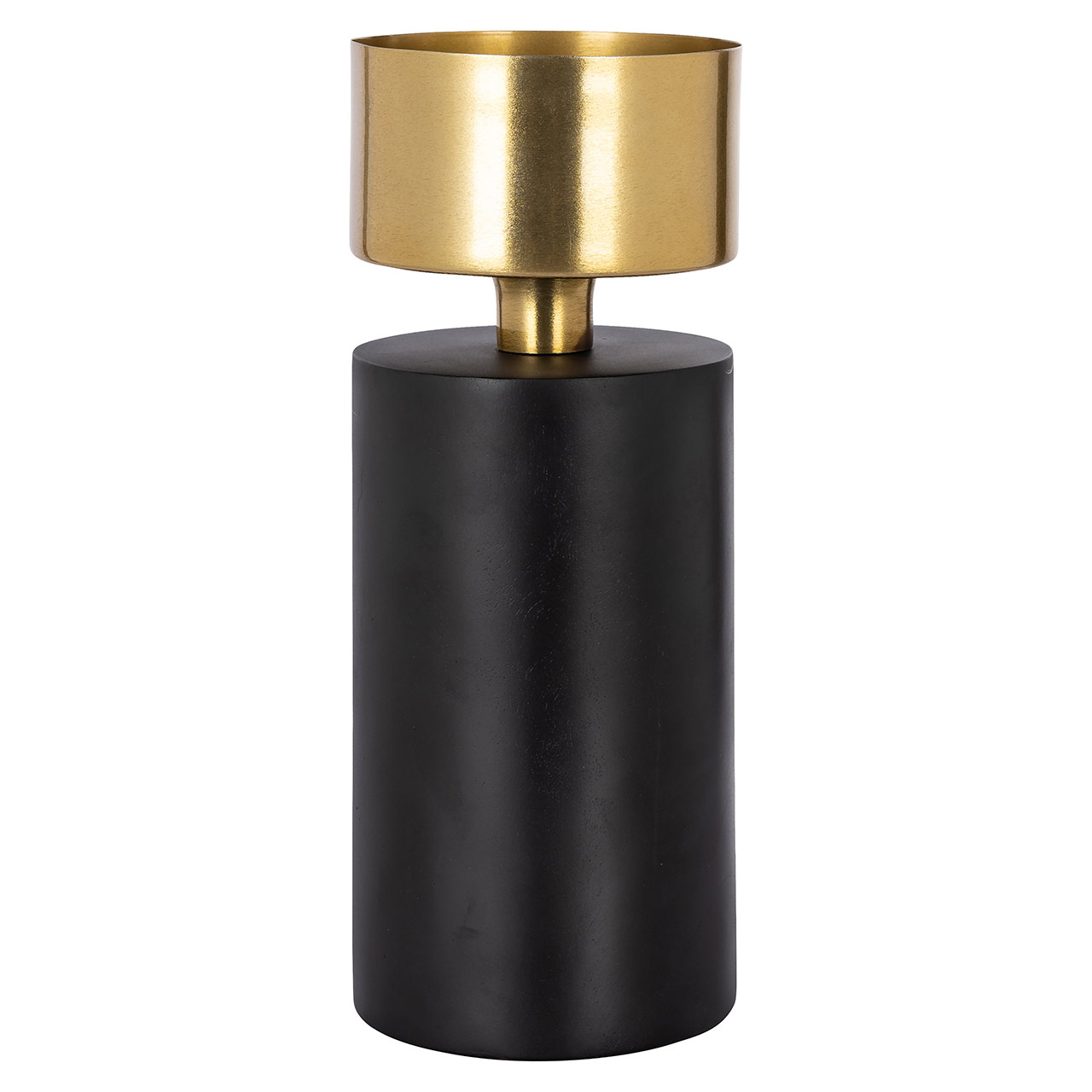 Richmond Decoration | Kerzenhalter Tess (schwarz/gold) S