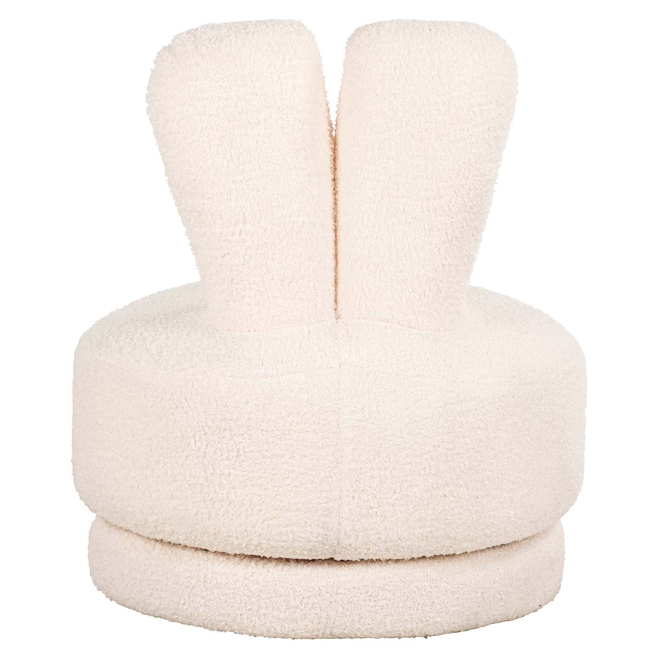 Sessel Bunny aus Teddy für Kinder (weiß)