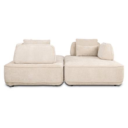 Sofa Tudor mit abnehmbarer Rückenlehne (Unicorn 11 cream)