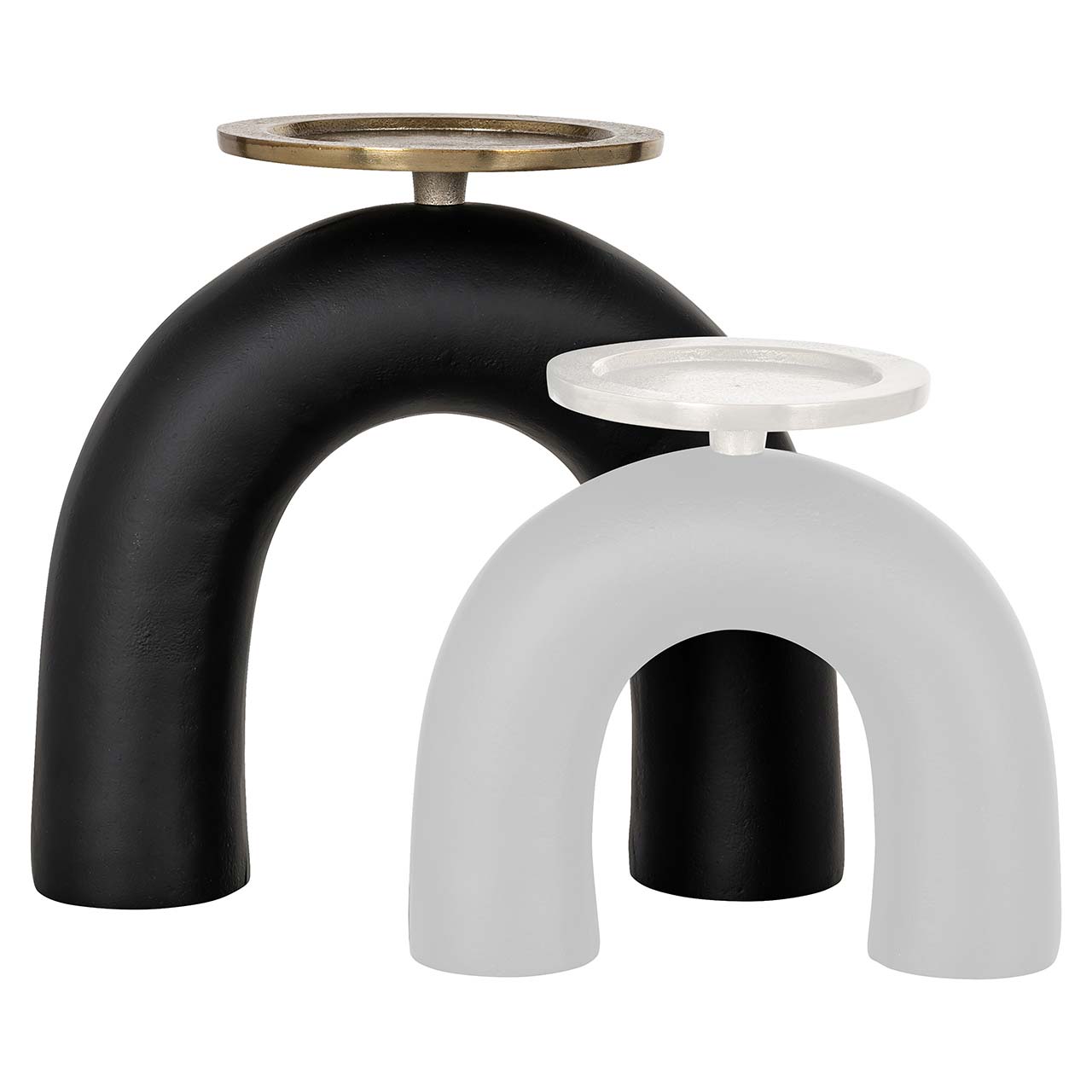 Richmond Decoration | Kerzenhalter Livi (schwarz/gold) L