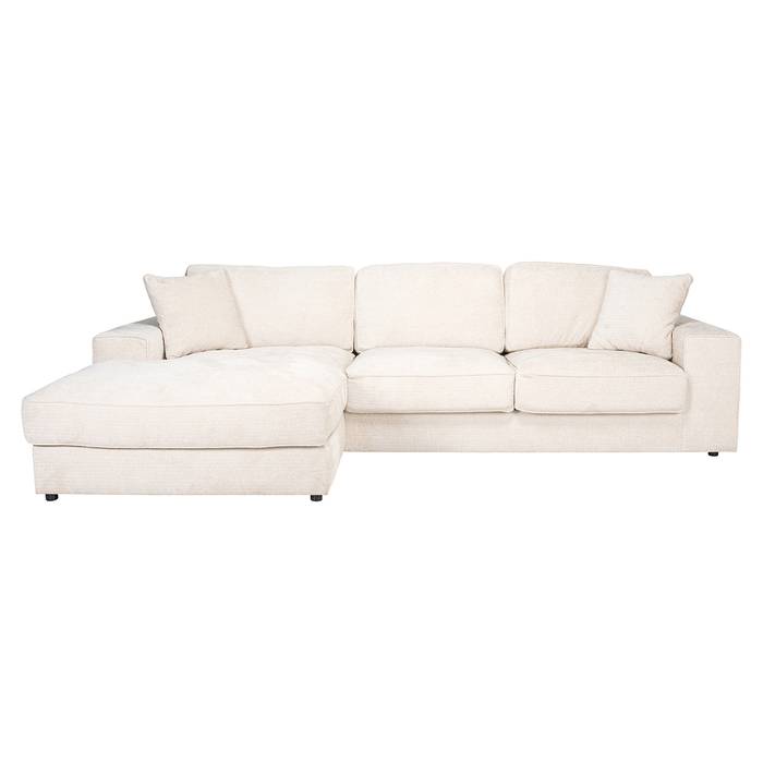 Sofa Santos lounge left + 2,5-seater (Niagara 902 beige) Sofa Santos lounge left + 2,5-seater (Niagara 902 beige)